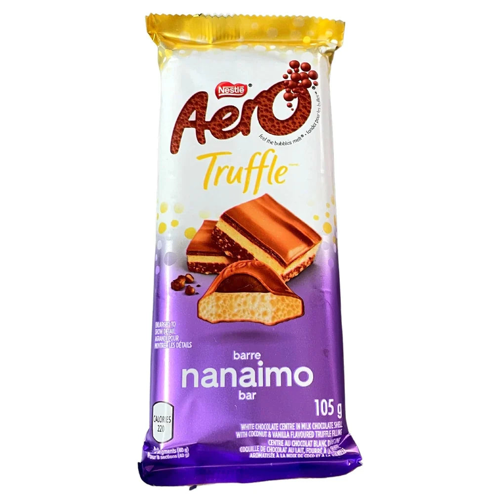 Aero Truffle Nanaimo Chocolate Bar