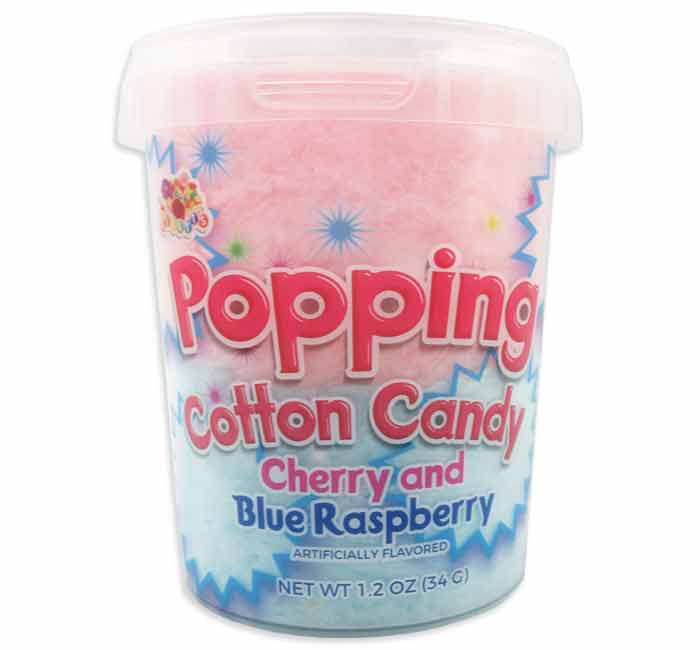 Popping Cotton Candy Cherry & Blue Raspberry