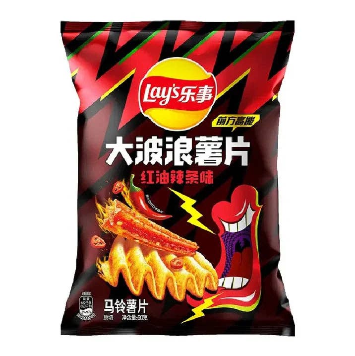 Lays Wave Spicy Strips Flavor - China