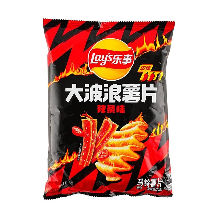 Lays Wave Spicy Strips Flavor - China