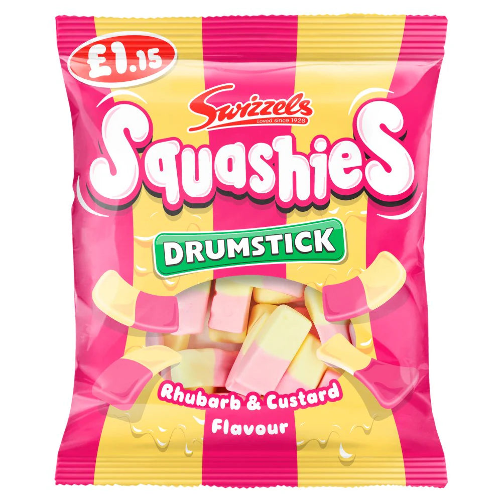 Swizzels Drumstick Squashies Rhubarb & Custard