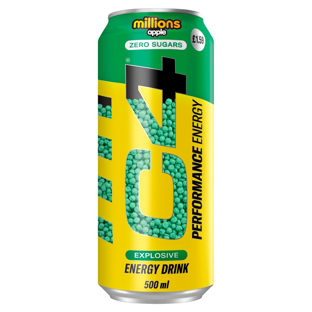 C4 Performance Energy Millions Apple Explosive Energy Drink