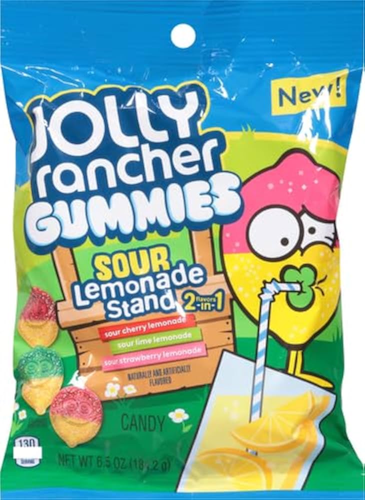JOLLY RANCHER Gummies 2 In 1 Sour Lemonade