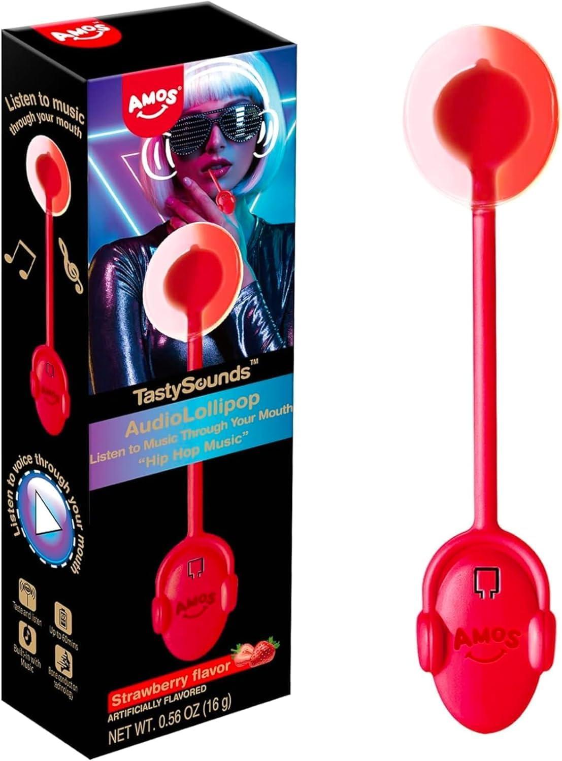 Tasty Sounds Audio Lollipops - Strawberry