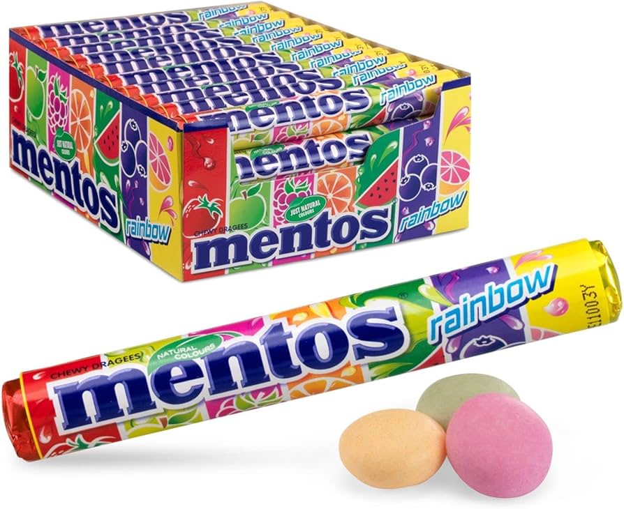 Mentos Rainbow Rolls