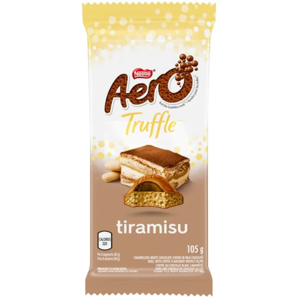 Aero Truffle Tiramisu Milk Chocolate Bar
