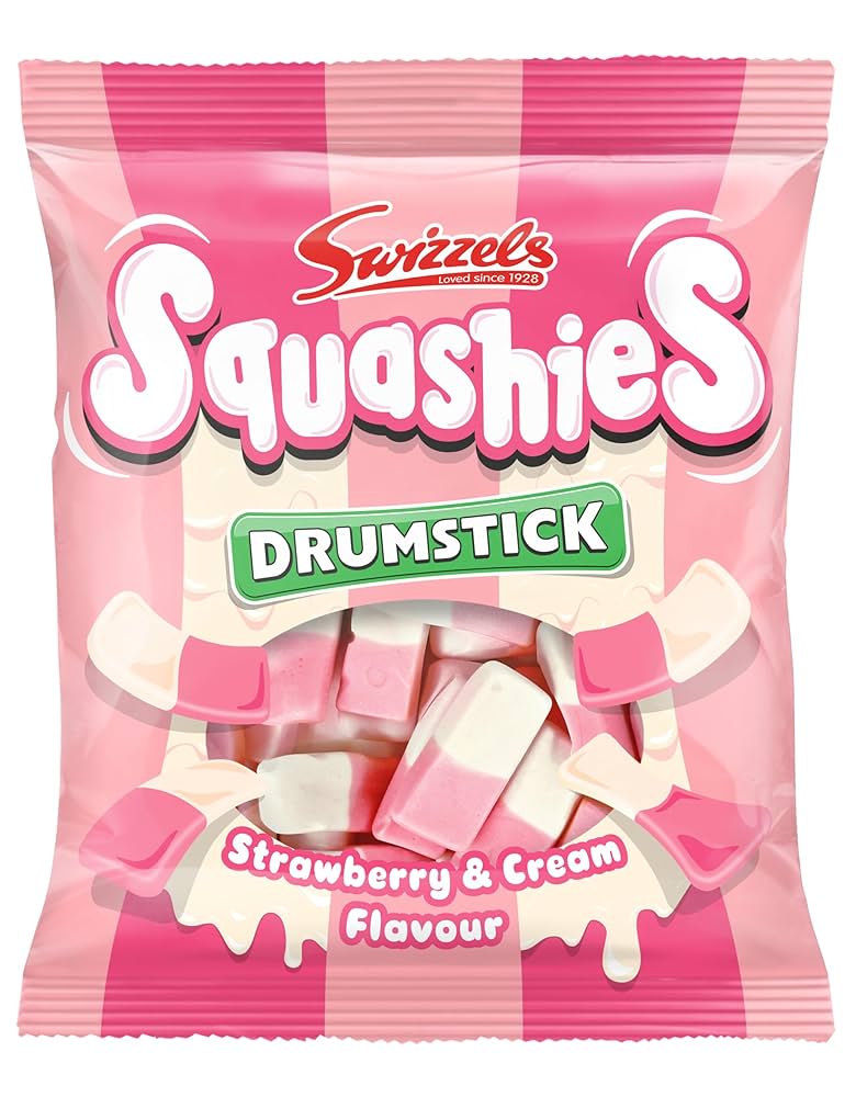 Squashies Drumstick Strawberry & Cream Flavor