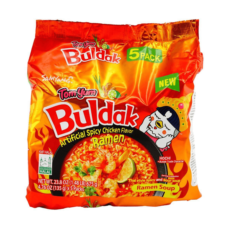 Buldak Ramen TOM YUM Korea 5 Pack