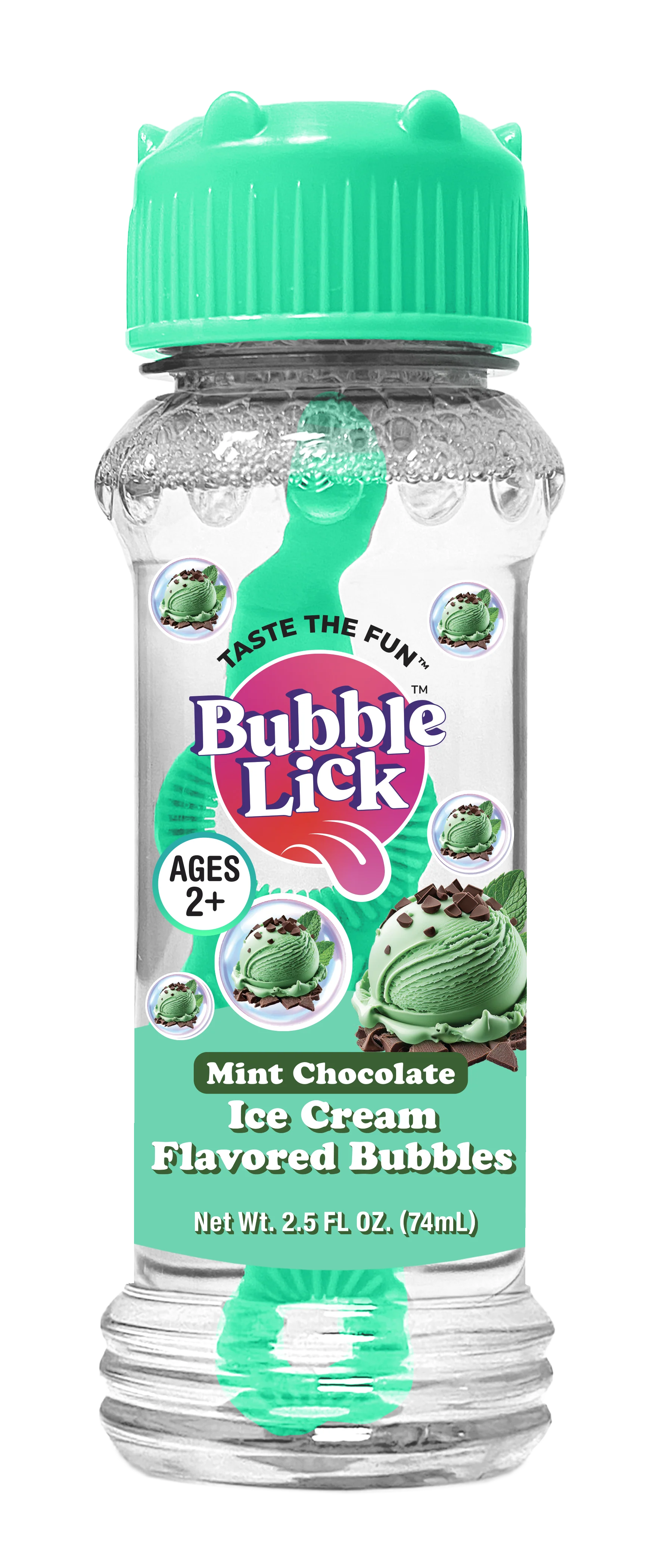 Bubblelick Ice Cream Edition - Flavored Bubbles