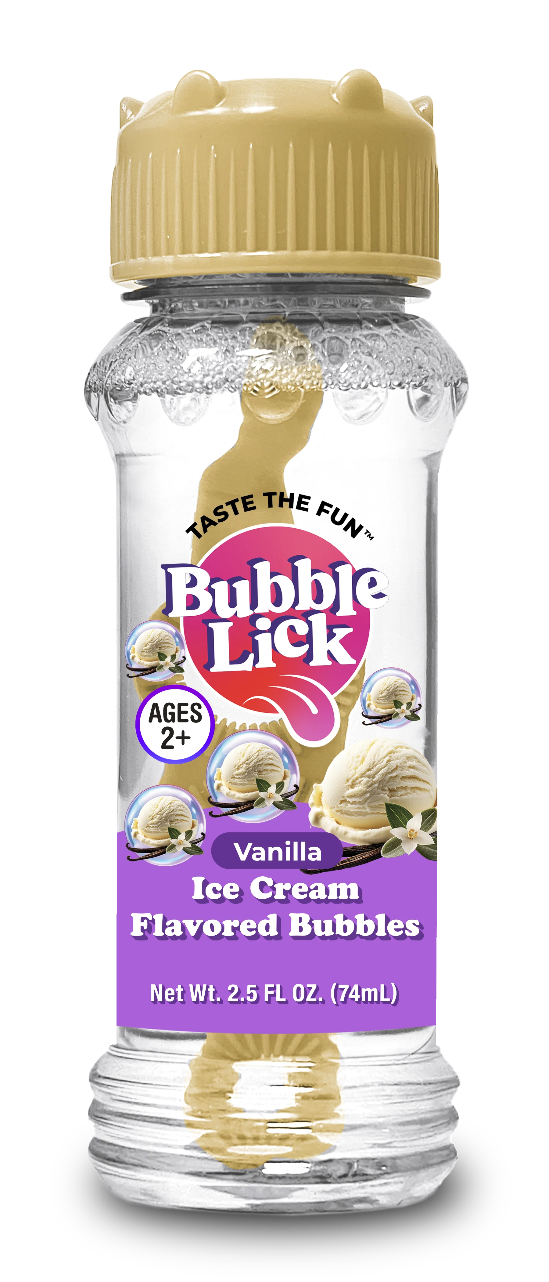 Bubblelick Ice Cream Edition - Flavored Bubbles