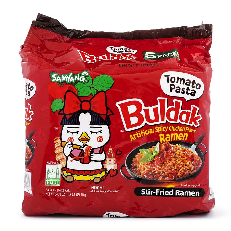 Samyang Buldak Tomato Pasta Hot Chicken Flavor Ramen- Korea