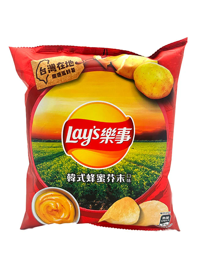 Lays Chips Korean Honey Mustard Flavor