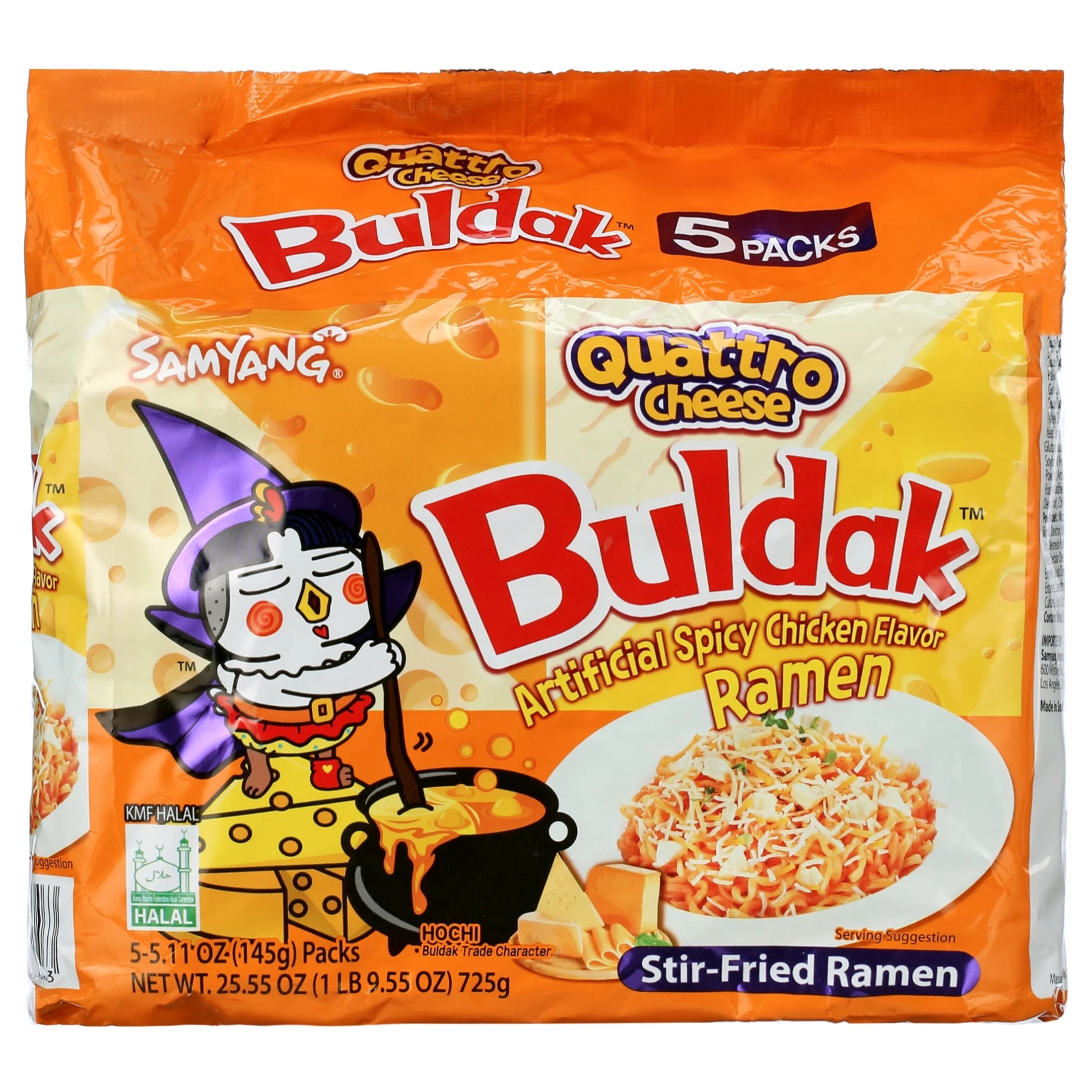 Buldak Quattro Cheese - Korea (pack of 5)