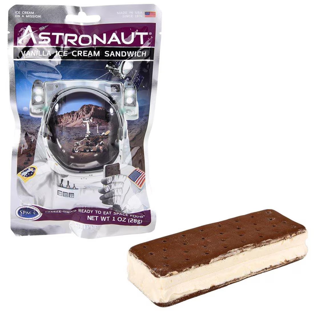 Astronaut Vanilla Ice Cream Sandwich