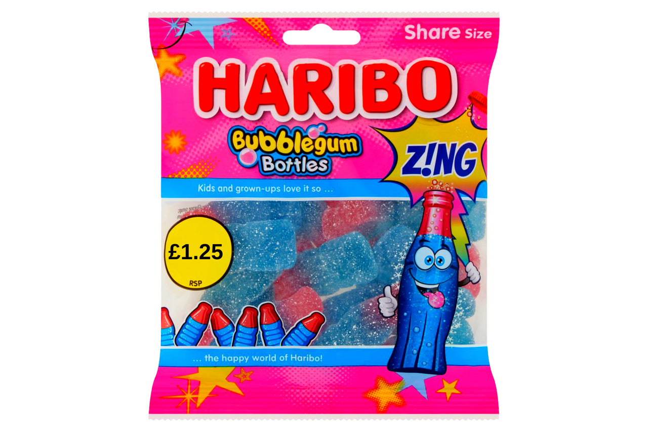 Haribo Bubble Gum Bottles