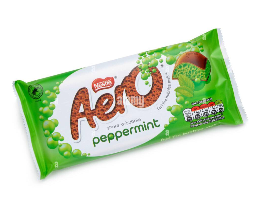 Aero peppermint tablet bars