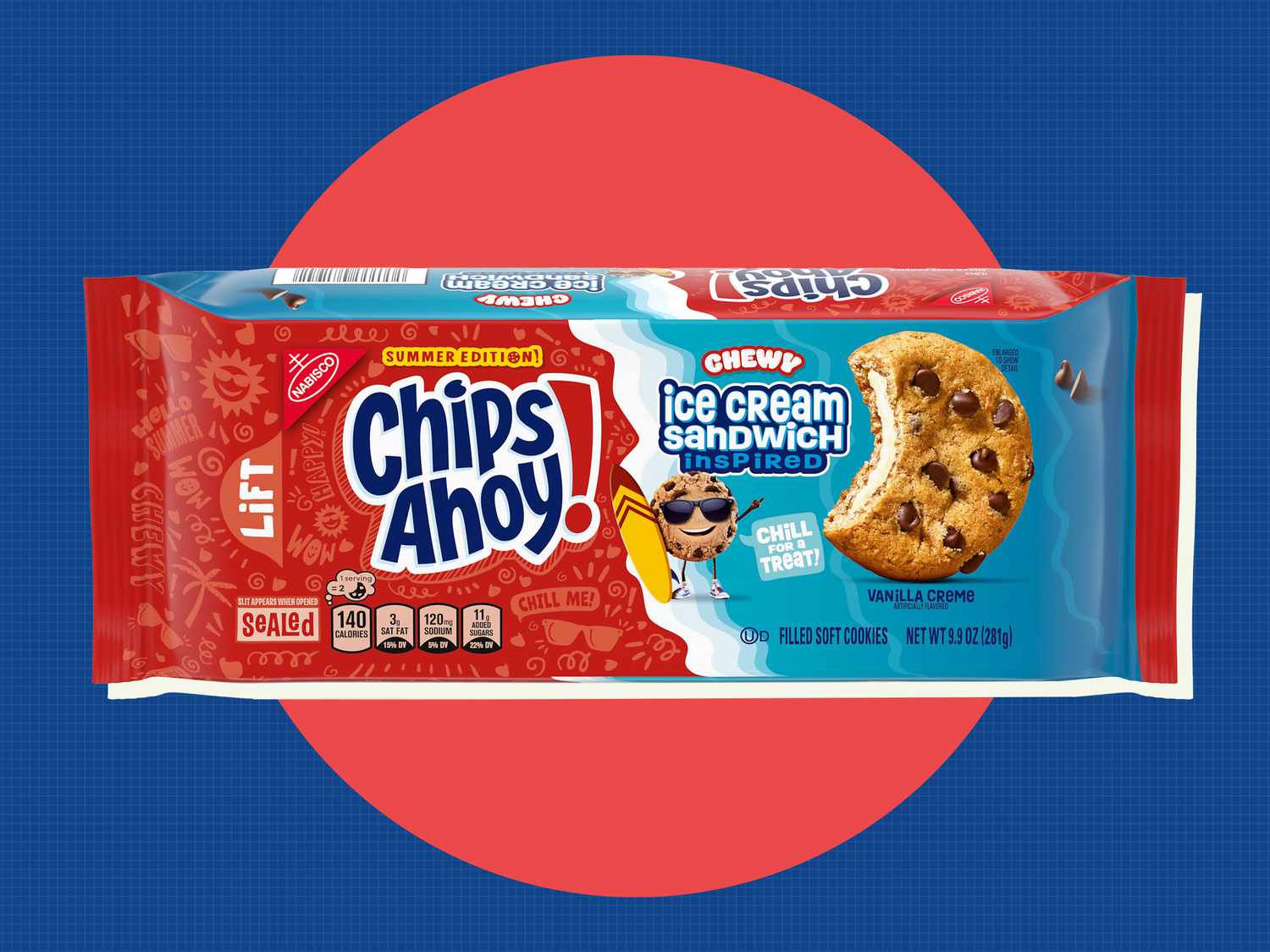 Chips Ahoy Chewy Ice Cream Sandwich - Mexico