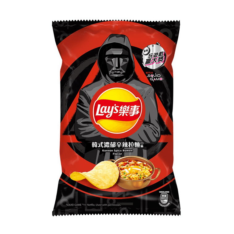 Squid Games Spicy Ramen Chips