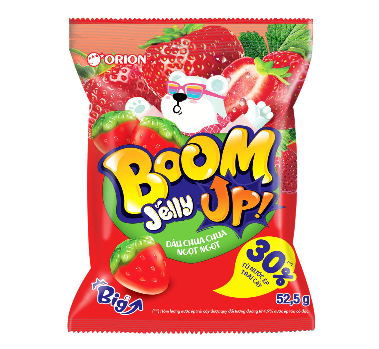 Orion Boom Jelly Gummy Strawberry - Vietnam