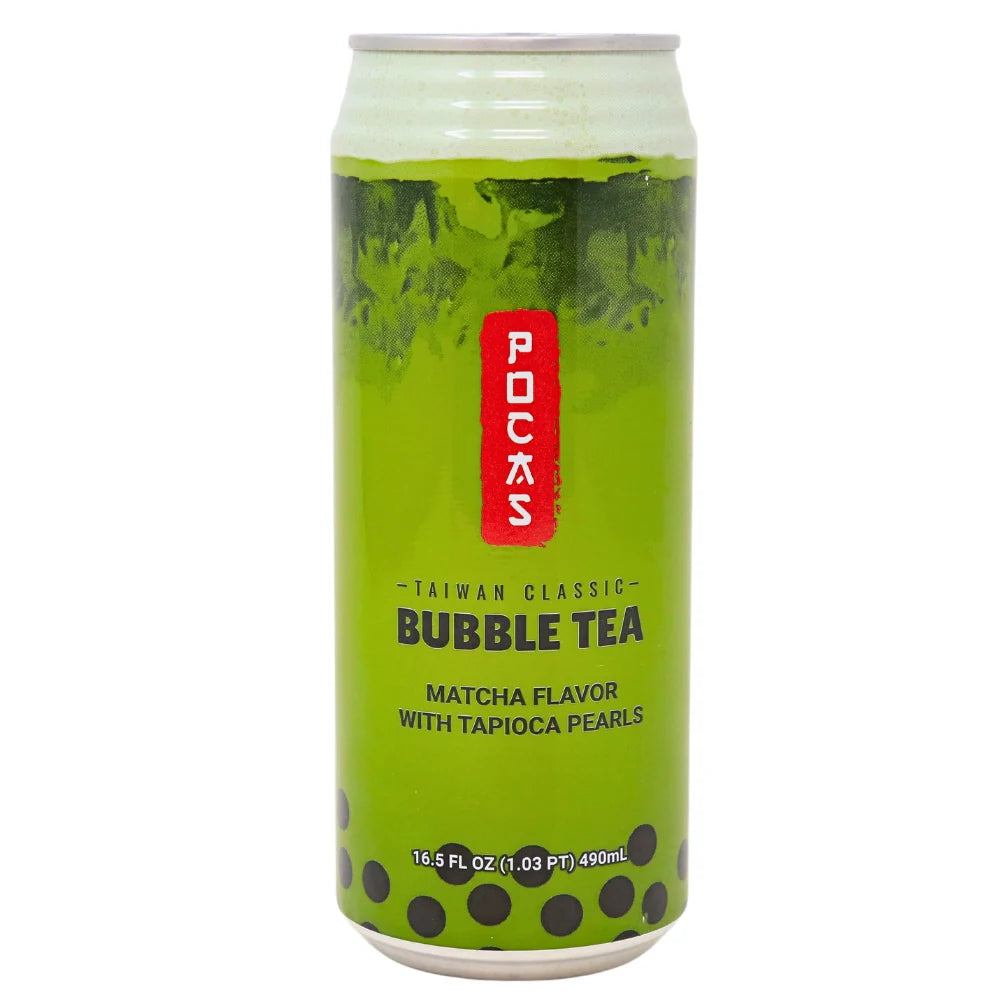 POCAS Matcha Boba Milk Tea
