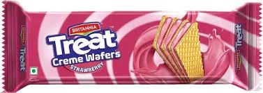 Treat Creme Wafers Strawberry - India