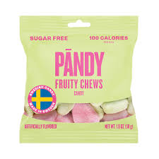 Pandy Swedish Sour Fruity Chews–Sugar-Free Candy