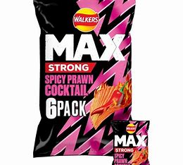 Walkers Max Strong Spicy Prawn Cocktail