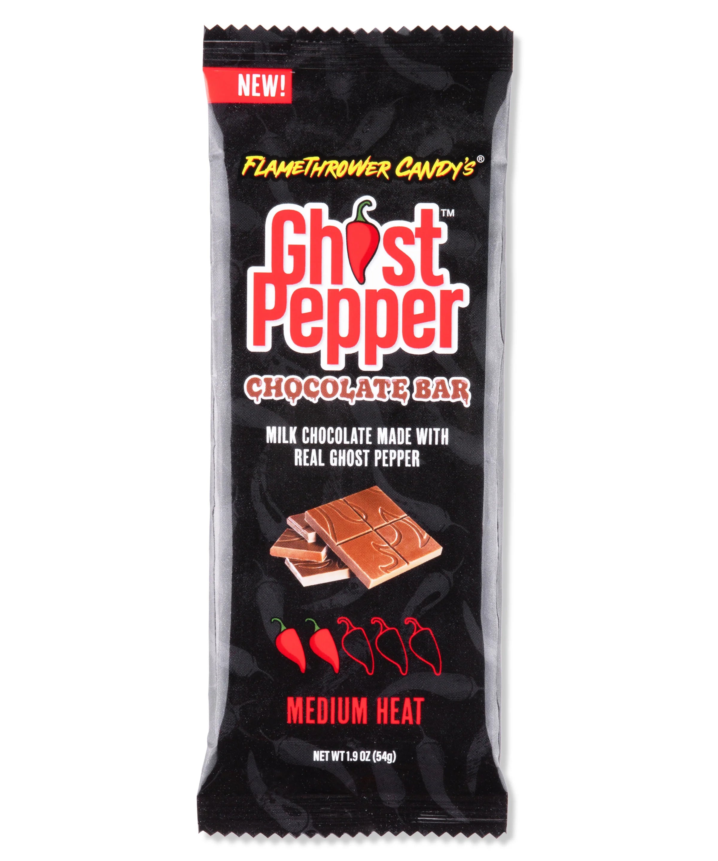 Flame Thrower Ghost Pepper Chocolate Bar