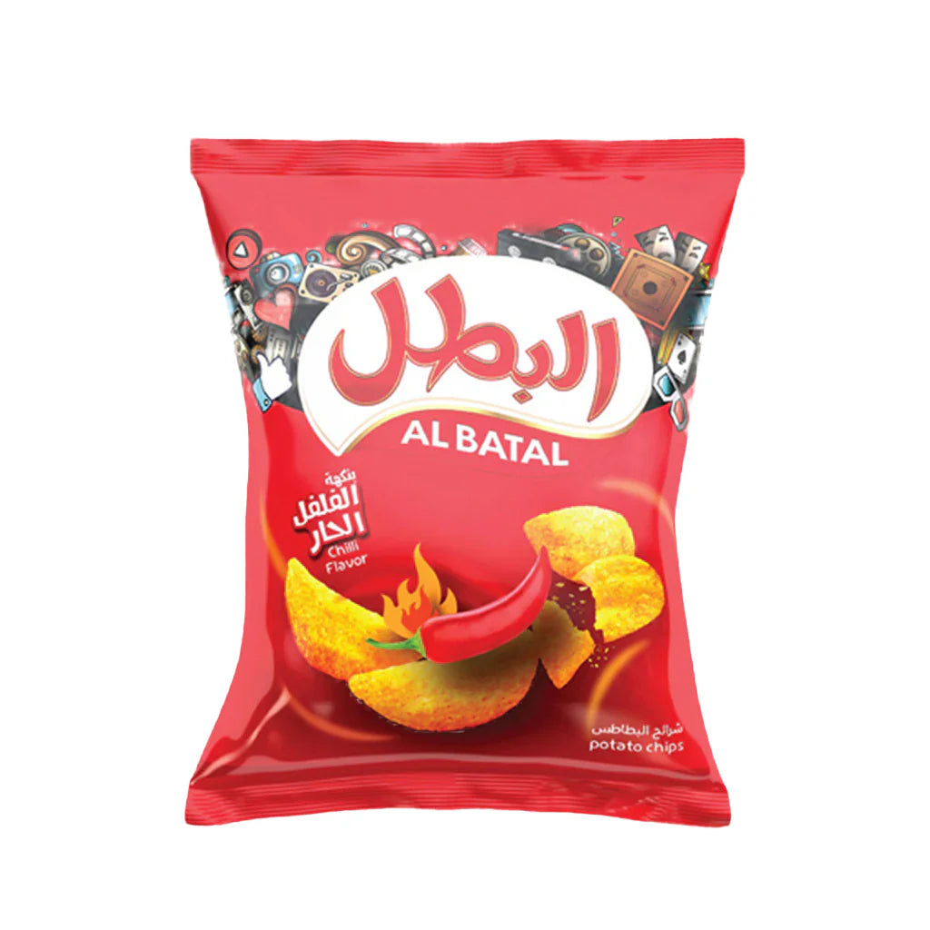 Al Batal Potato Chips Chilli Flavor - Saudi Arabia