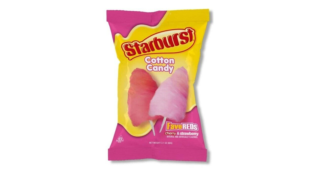 Starburst Cotton Candy Cherry & Strawberry