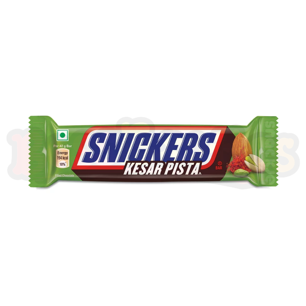 Snickers Kesar Pista Chocolate Bar - India
