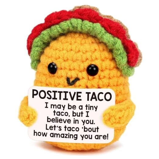 Positive Crochet Taco