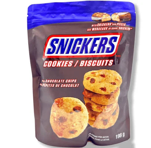 Snickers Cookies with Chocolate Chips