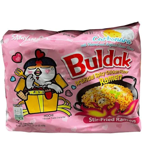 Carbonara Buldak Chicken Flavor