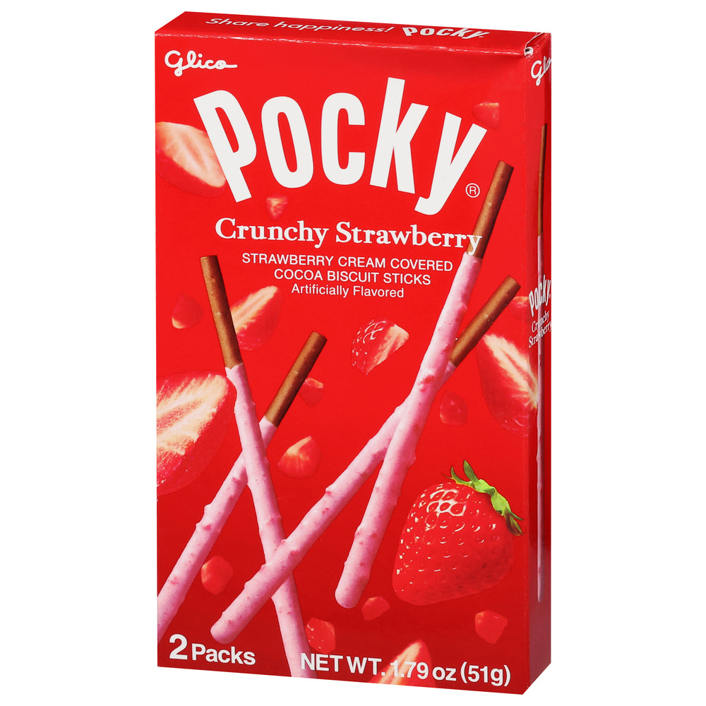 Pocky Crunchy Strawberry Cookie Sticks