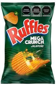 Sabritas Ruffles Mega Crunch Jalapeno - Mexico